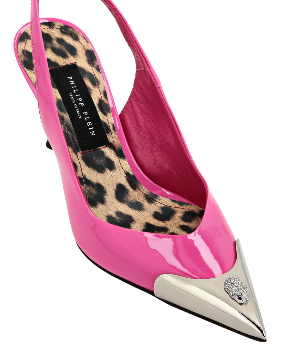 Decollete Low Heels Crystal Skull, цвет: Розовый