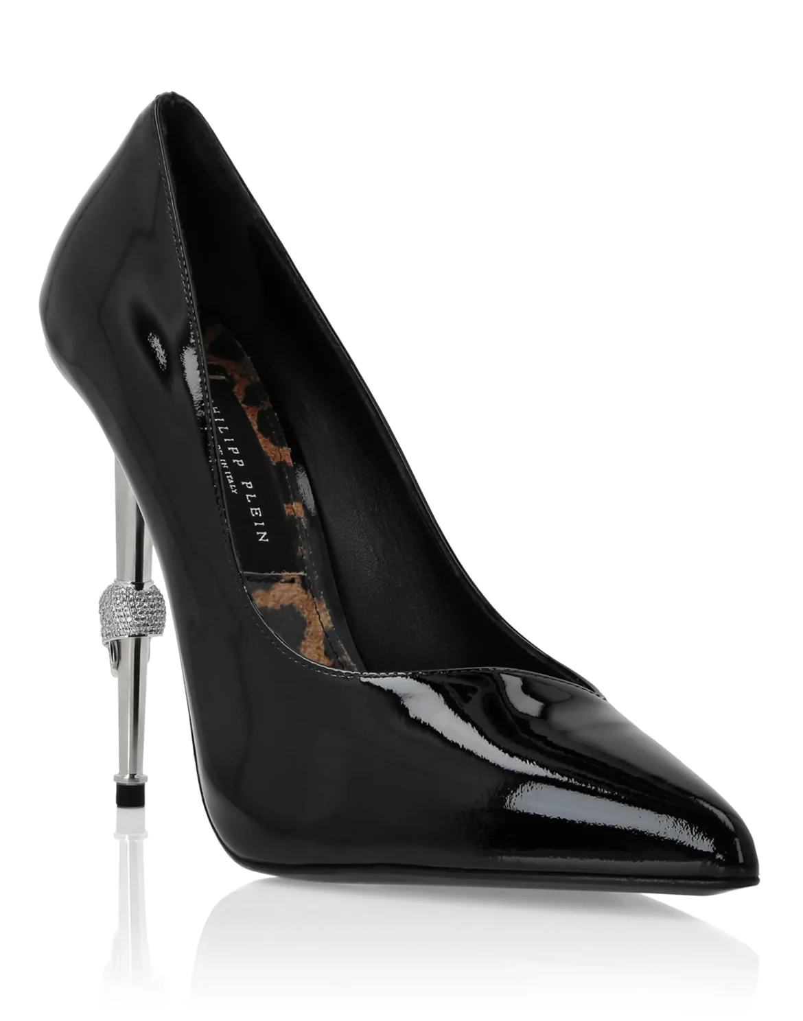 Patent Leather Decollete Hi-Heels, цвет: Черный