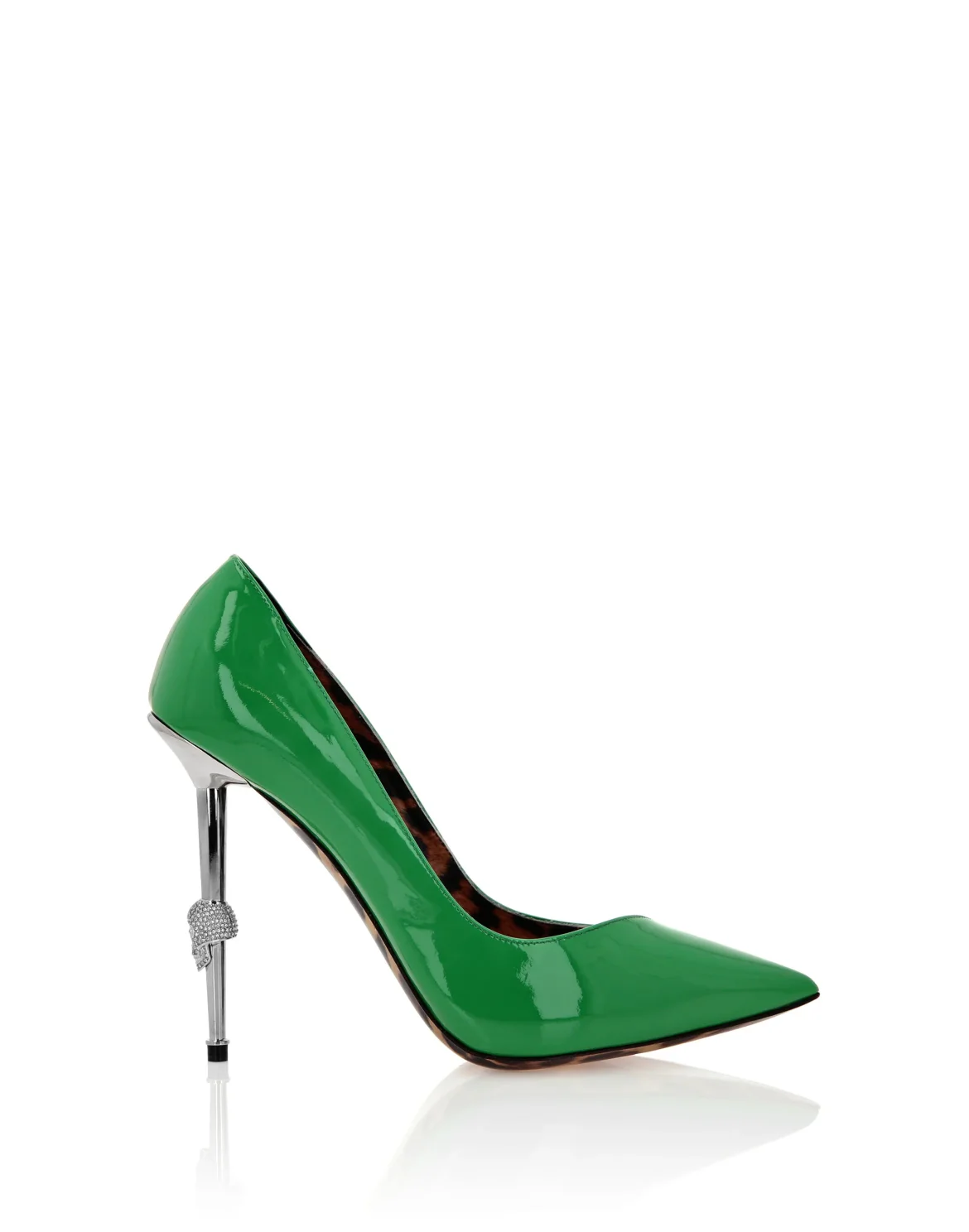Patent Leather Decollete Hi-Heels, цвет: Зеленый