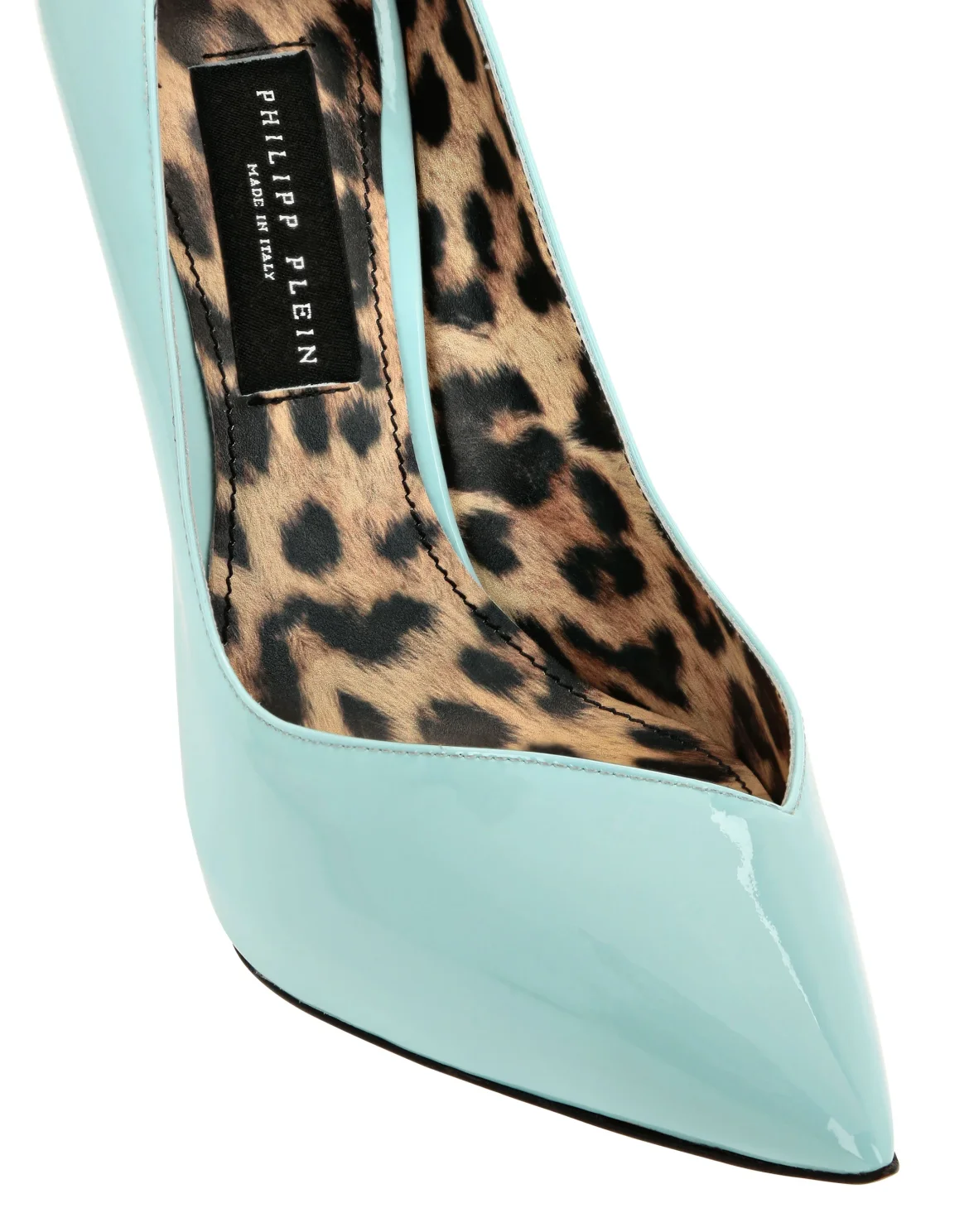 Patent Leather Decollete Hi-Heels, цвет: Голубой