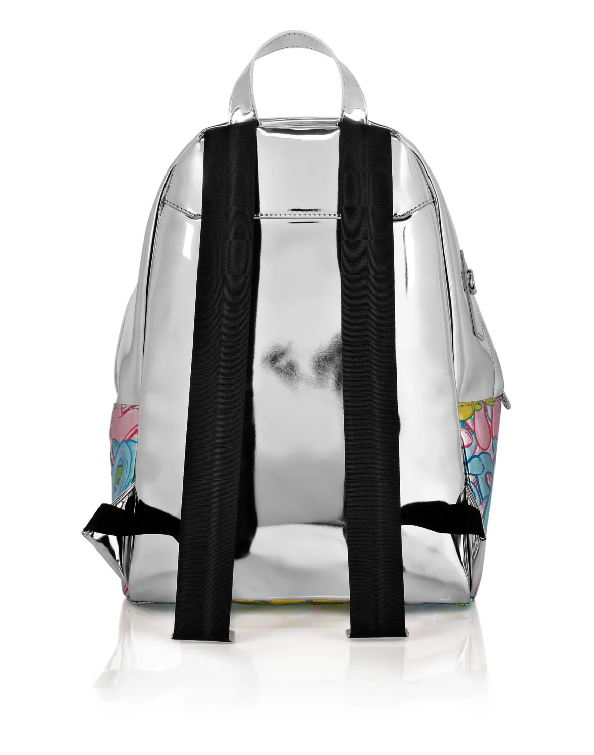 Mirror Leather Backpack Bombing Graffiti, цвет: Мультиколор