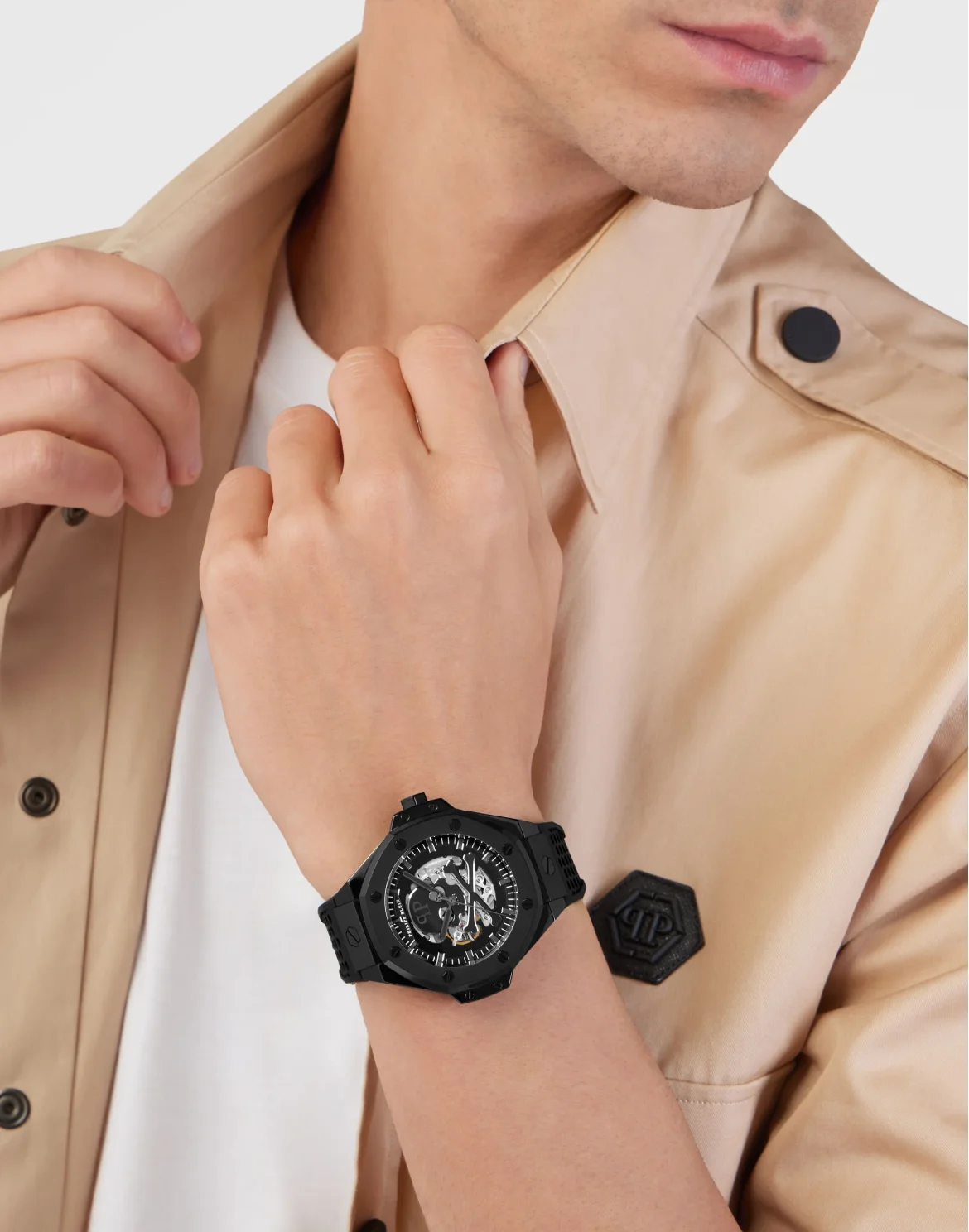 $keleton Royal Stainless Steel Watches, цвет: Черный