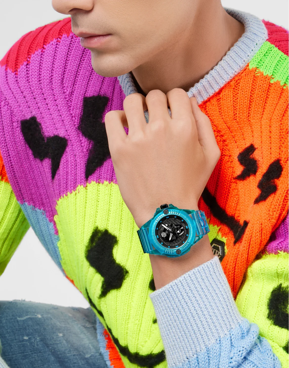 The $kull Scuba Duba Watch, цвет: Черный