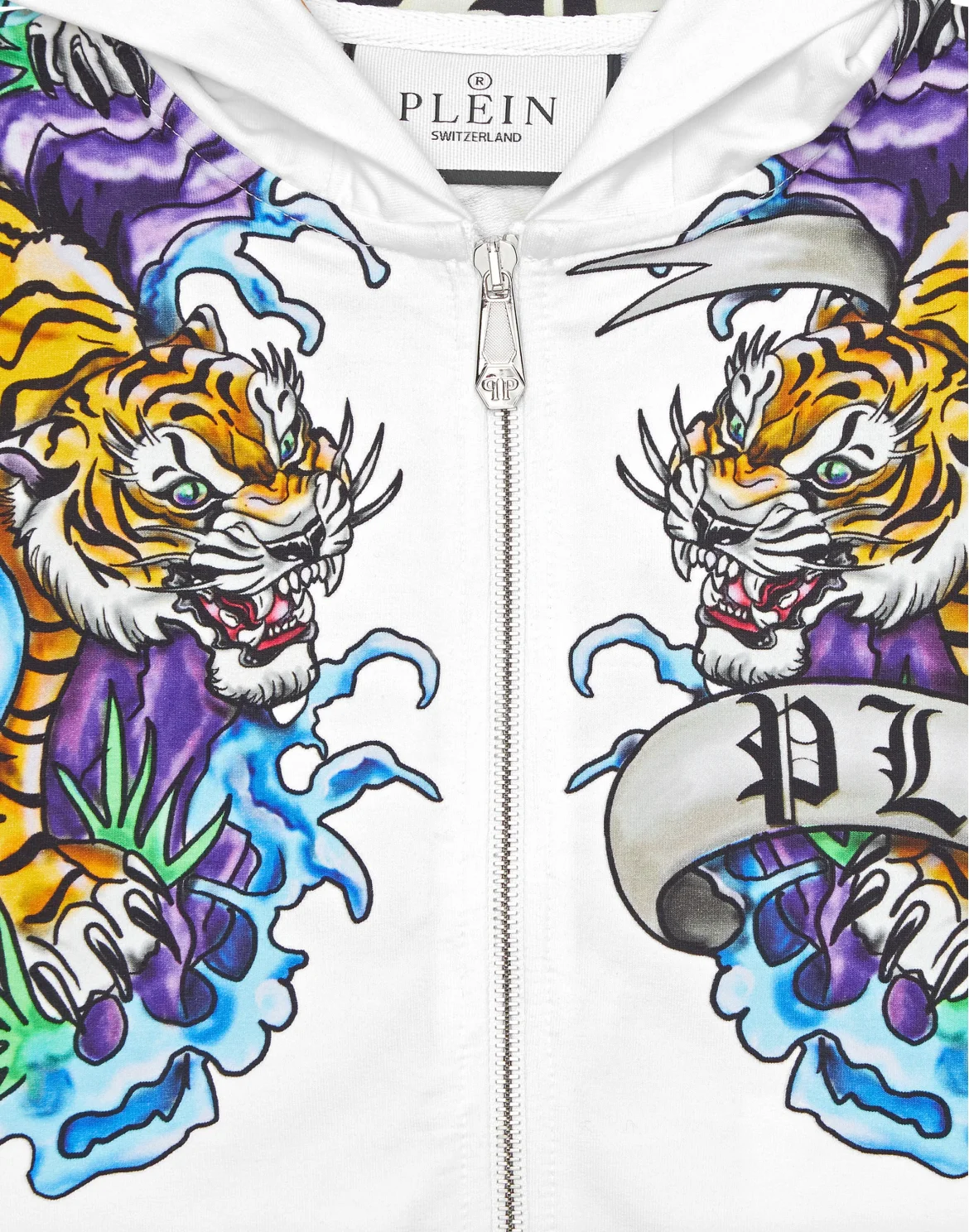 Hoodie Sweatjacket Tattoo, цвет: Белый