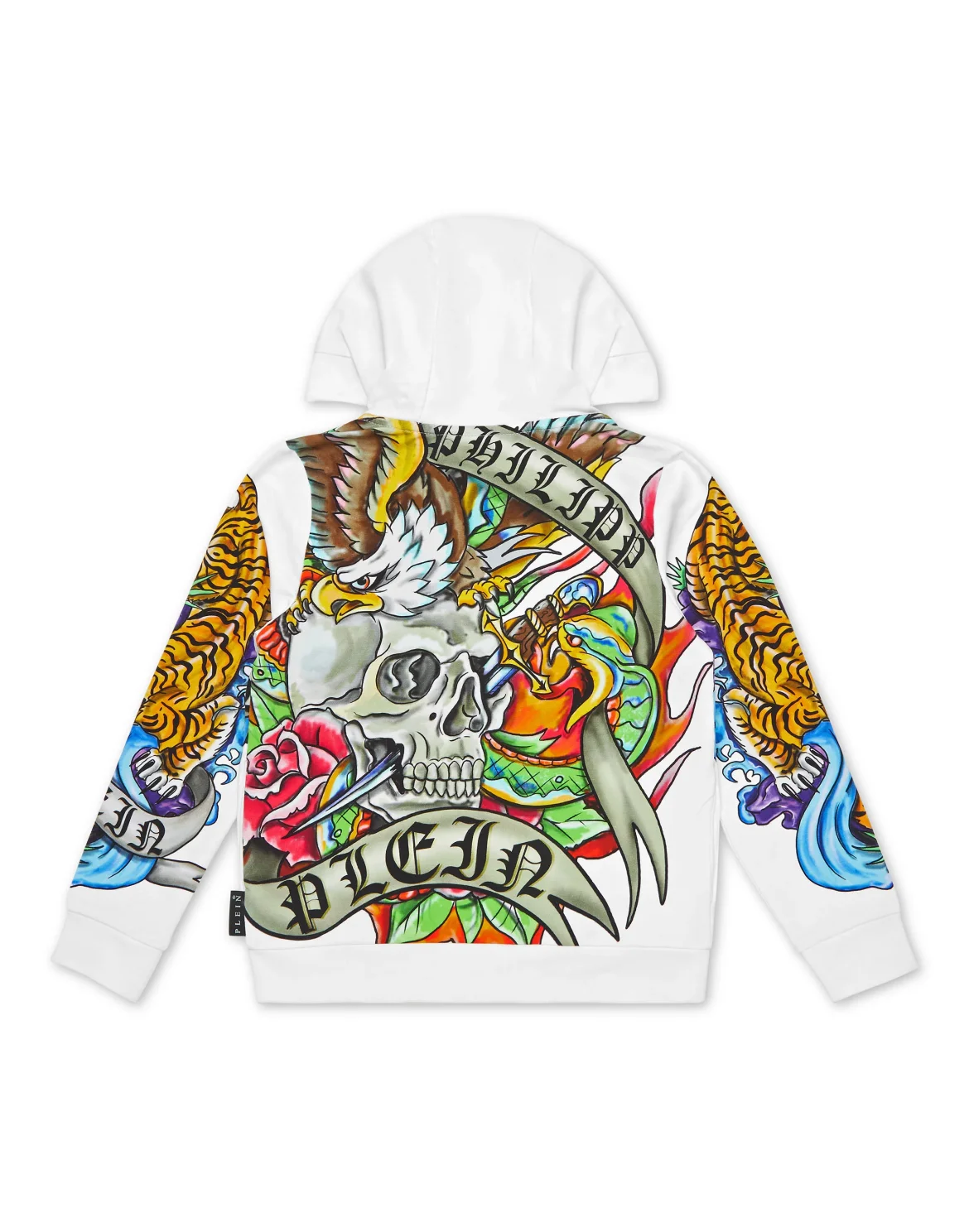 Hoodie Sweatjacket Tattoo, цвет: Белый