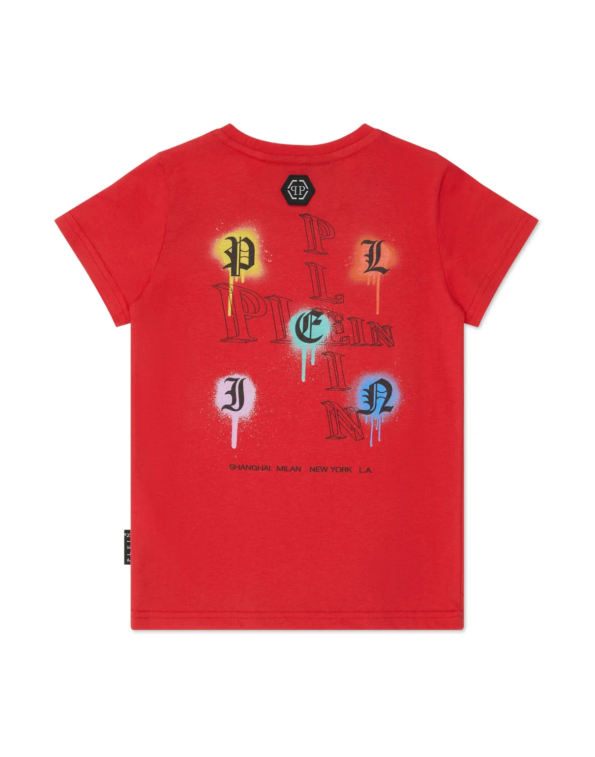 T-shirt Round Neck Wire Frame, цвет: Красный