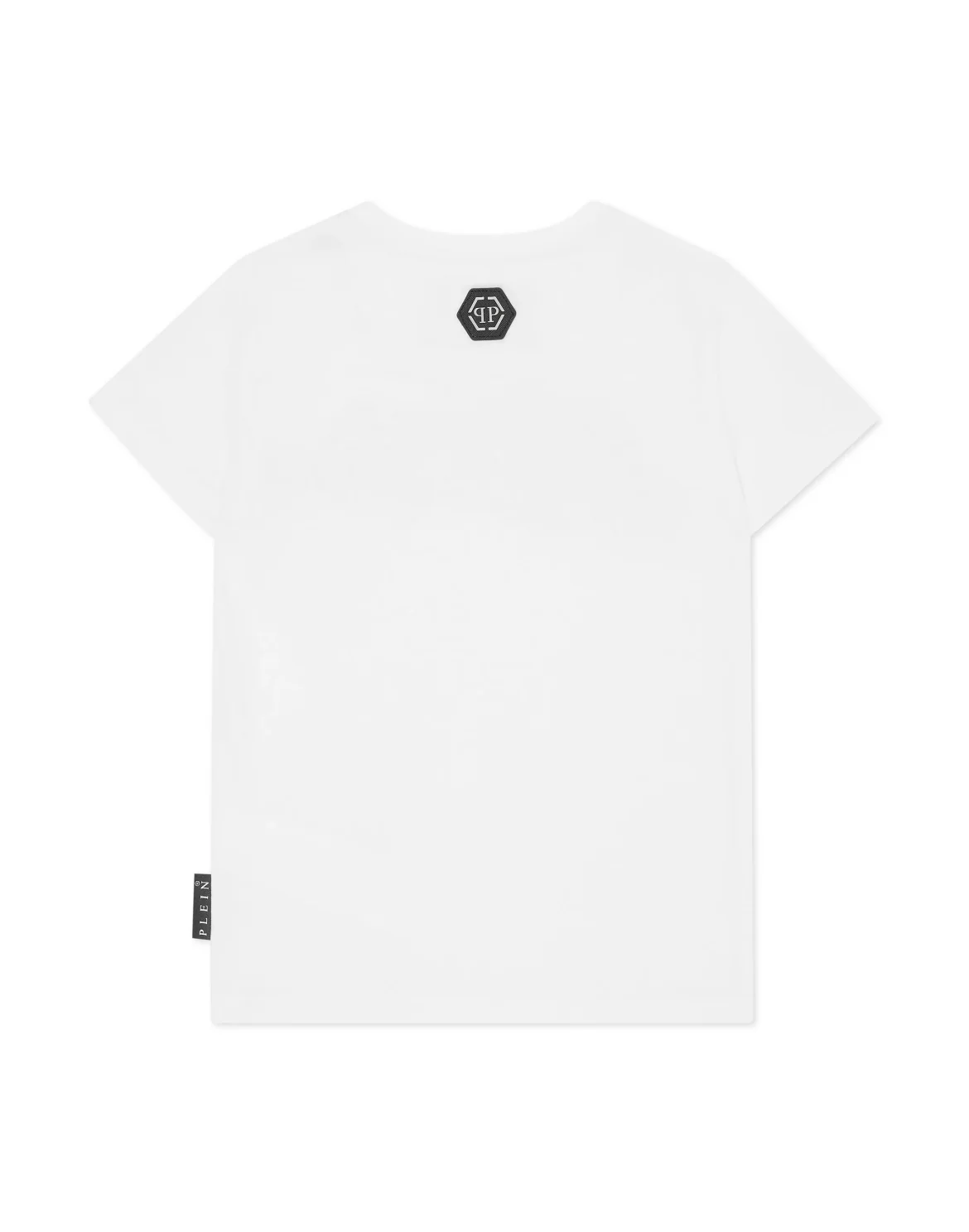 T-Shirt Round Neck with Crystals Bombing Graffiti, цвет: Белый