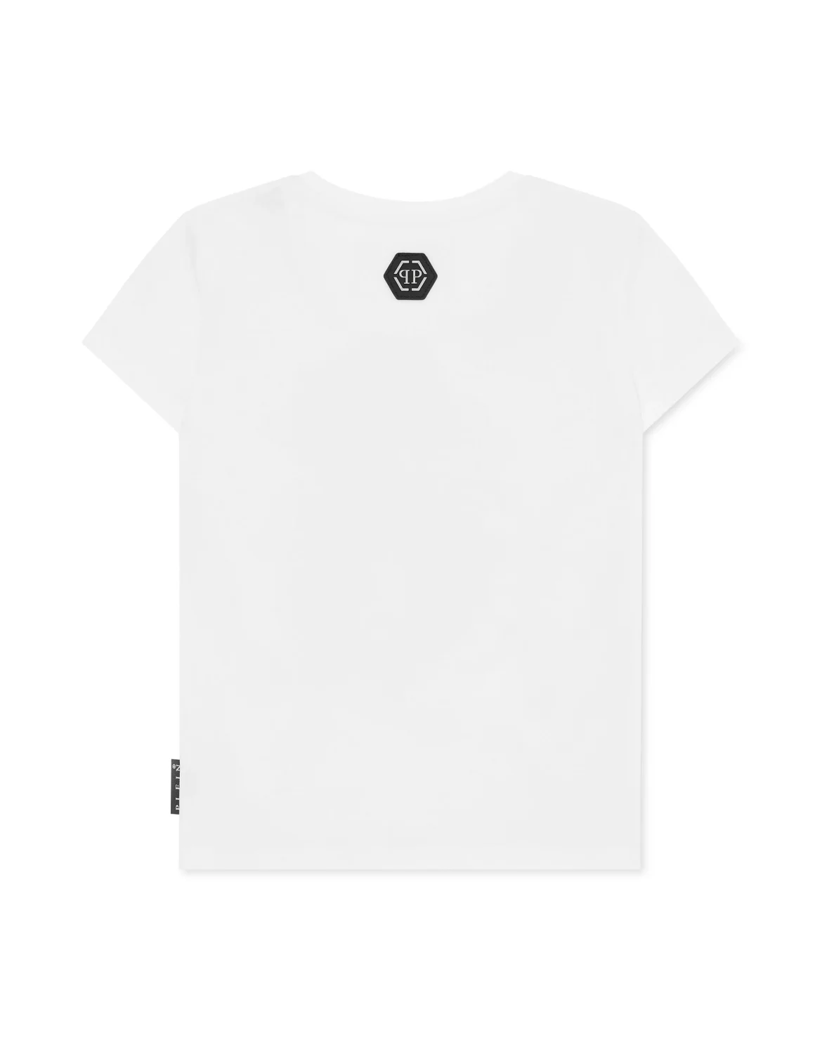 T-Shirt Round Neck with Crystals Tattoo, цвет: Белый