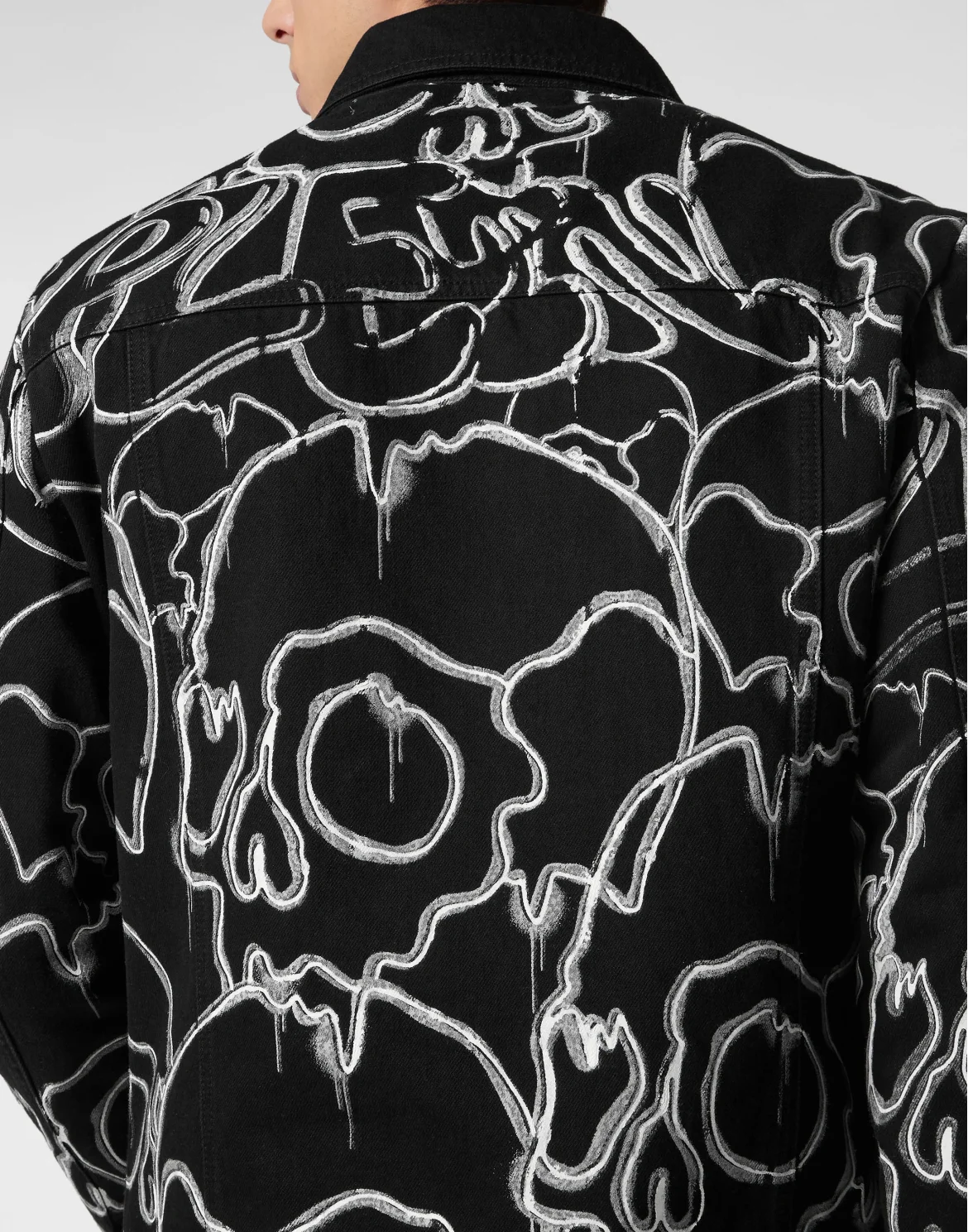 Denim Jacket Skull, цвет: Черный