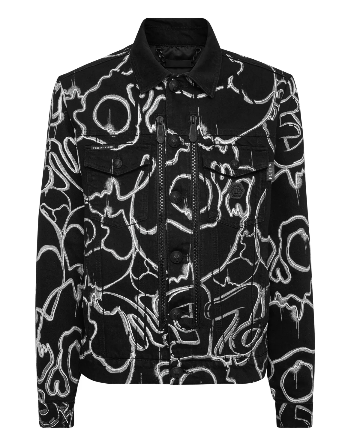 Denim Jacket Skull, цвет: Черный