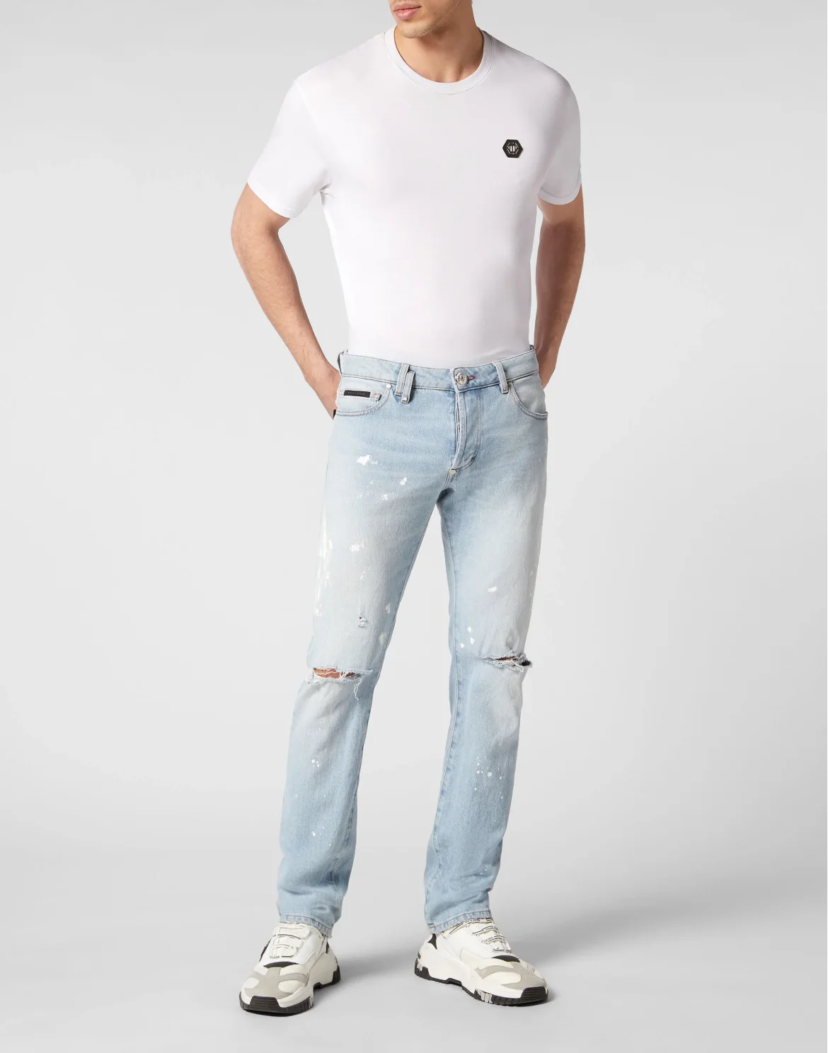 Denim Trousers Super Straight Cut, цвет: Синий