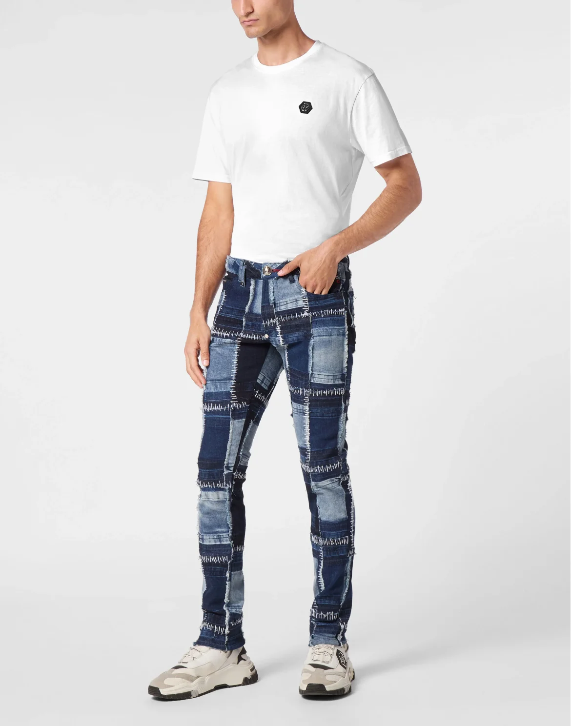 Denim Trousers Super Straight Cut, цвет: Синий
