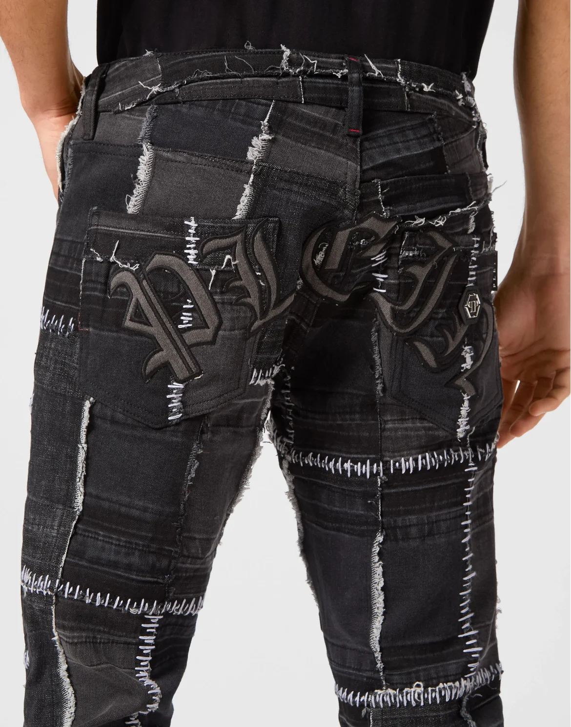 Denim Trousers Super Straight Cut, цвет: Серый