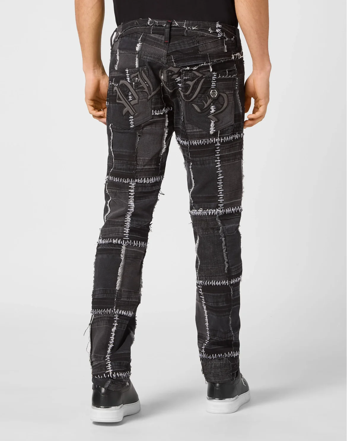 Denim Trousers Super Straight Cut, цвет: Серый