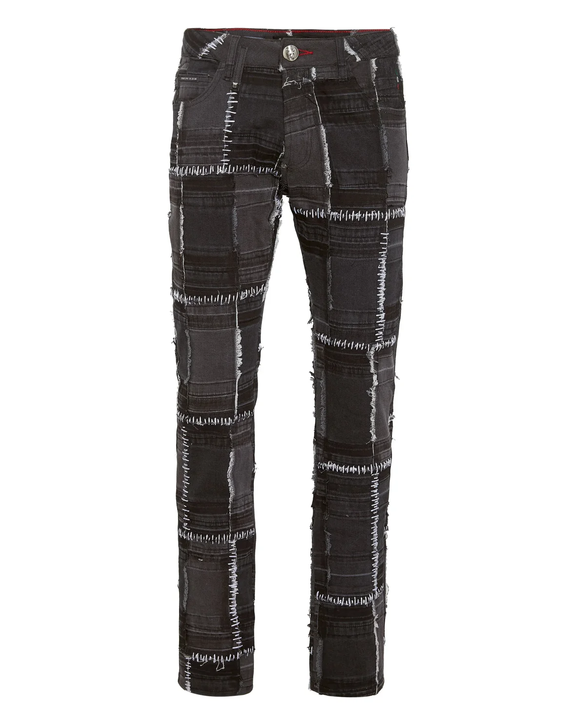 Denim Trousers Super Straight Cut, цвет: Серый