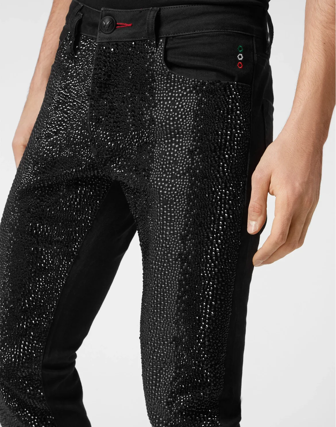 Denim Trousers Super Straight Cut, цвет: Черный