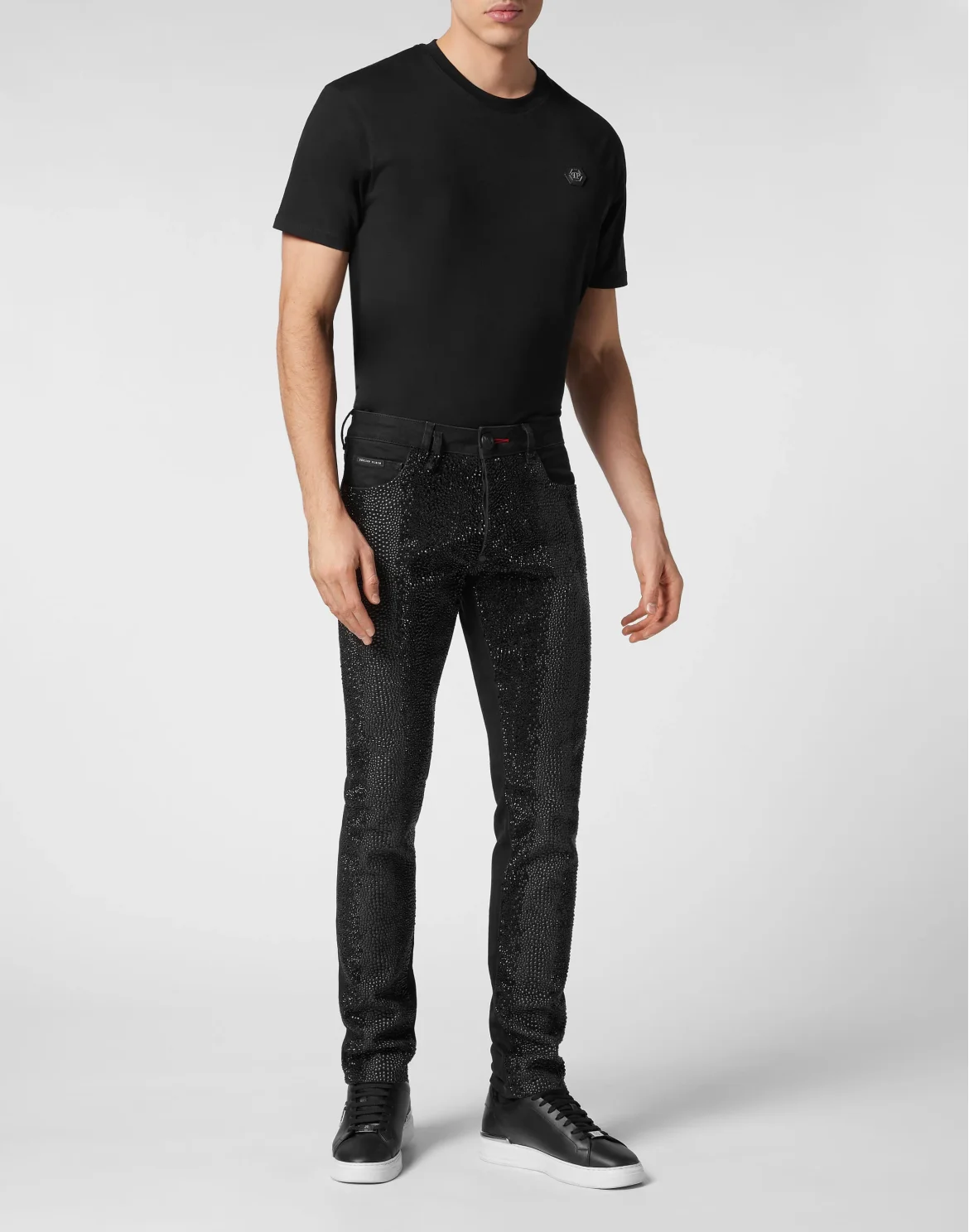 Denim Trousers Super Straight Cut, цвет: Черный