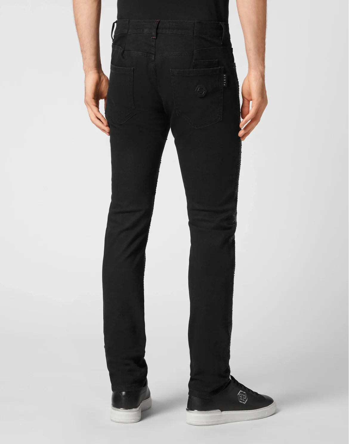 Denim Trousers Super Straight Cut, цвет: Черный