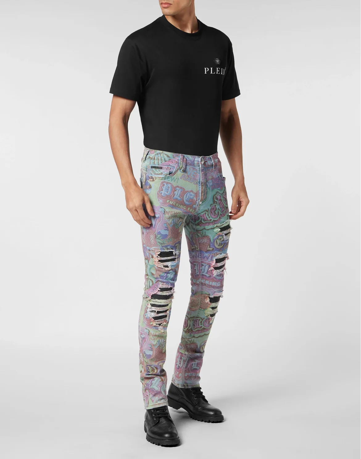 Denim Trousers Rock Star Fit, цвет: Мультиколор