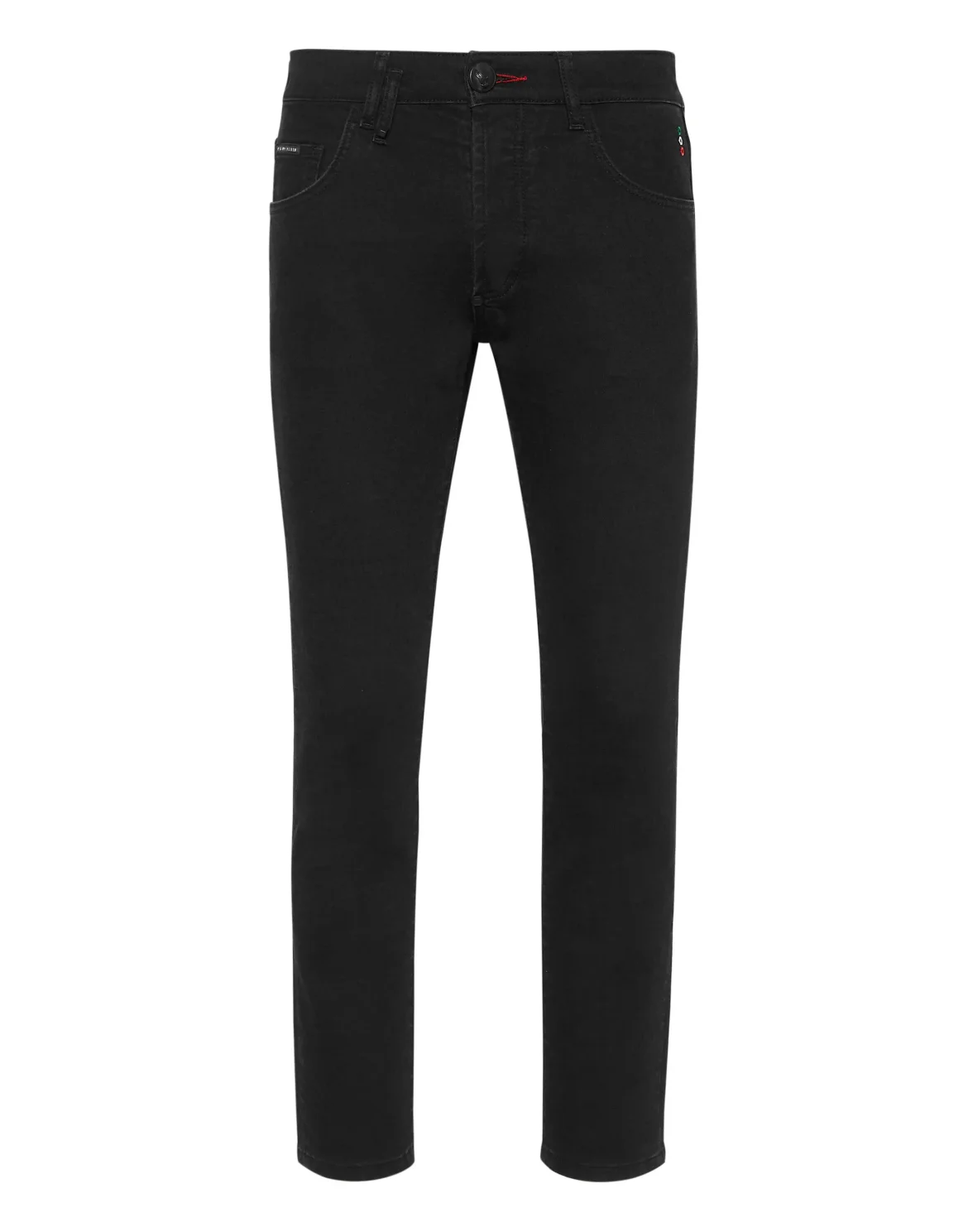 Denim Trousers Skinny Fit Lion Circus, цвет: Черный