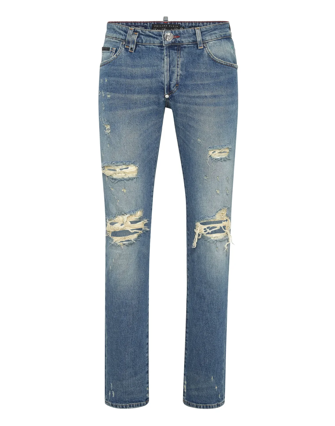 Denim Trousers Super Straight Cut Fit, цвет: Синий