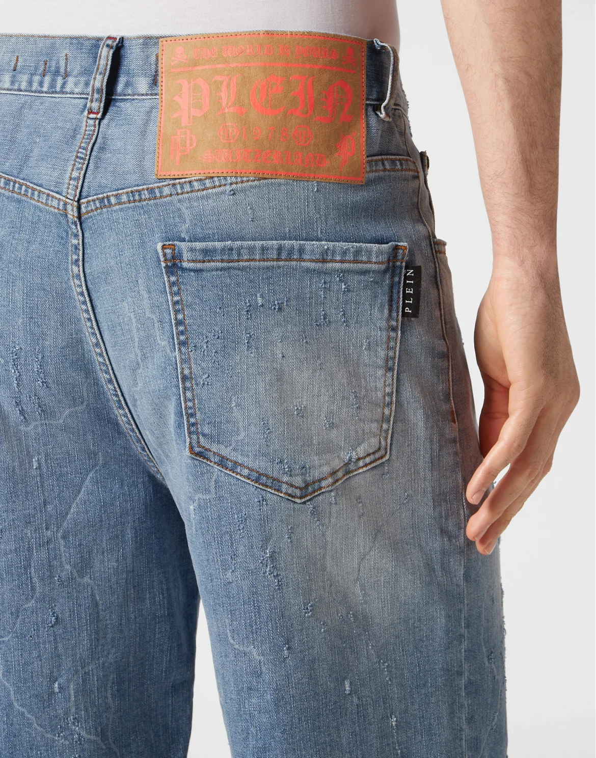 Denim Shorts Formentera Fit Skull&Bones, цвет: Синий
