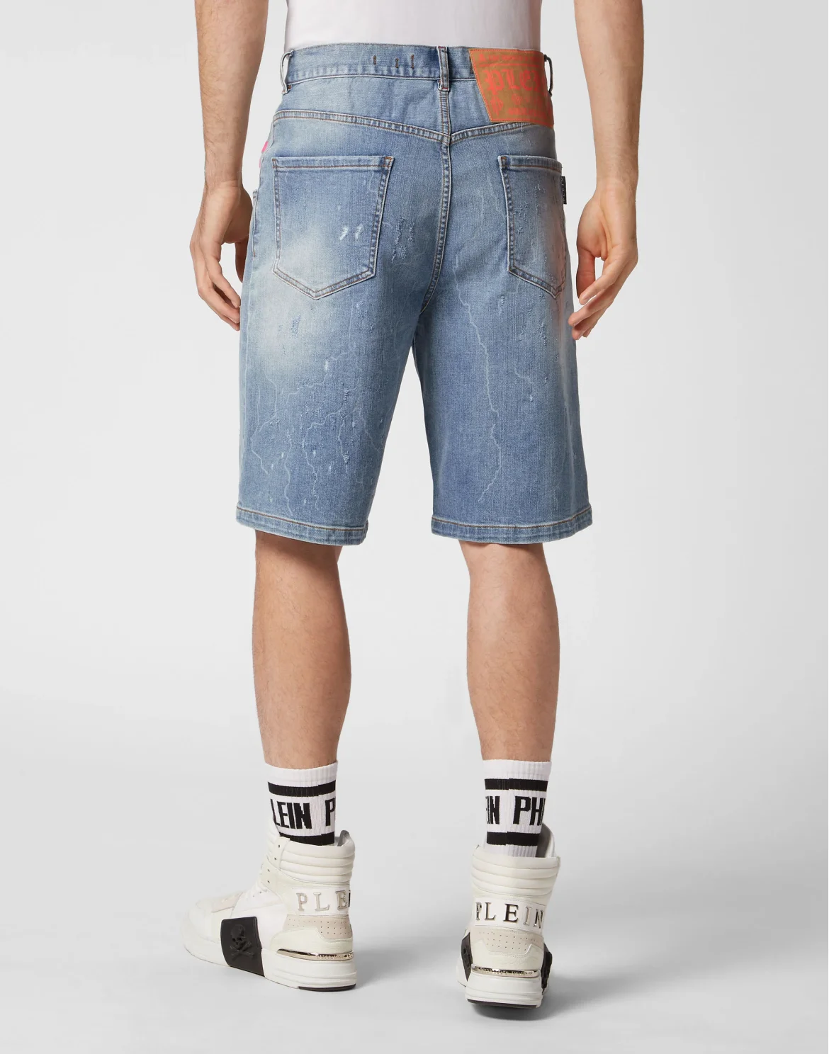 Denim Shorts Formentera Fit Skull&Bones, цвет: Синий