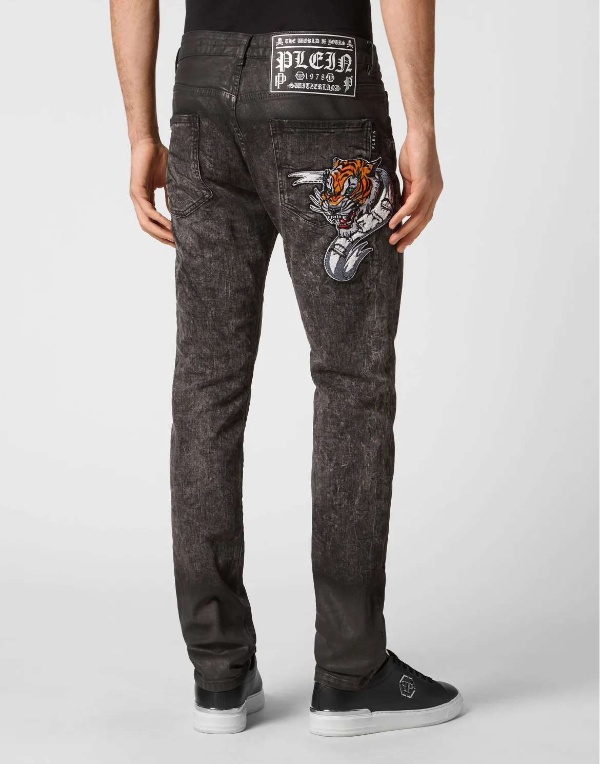 Denim Trousers Super Straight Cut, цвет: Черный