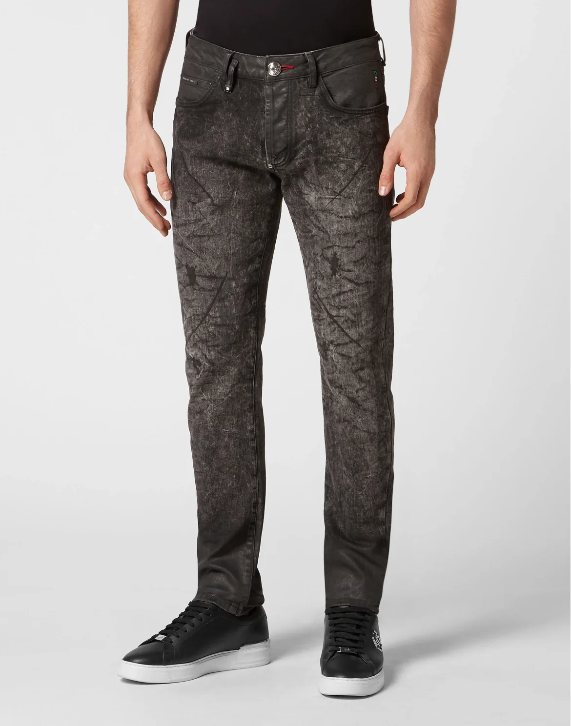 Denim Trousers Super Straight Cut, цвет: Черный