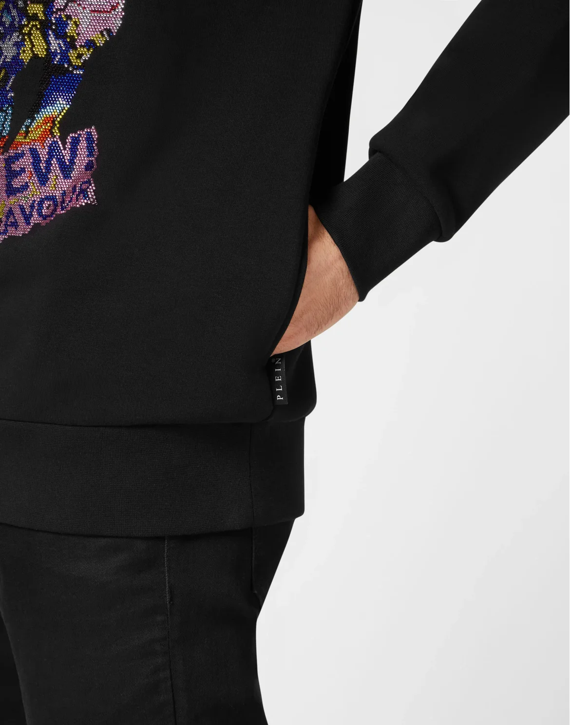 Hoodie sweatshirt Tutti Frutti, цвет: Черный