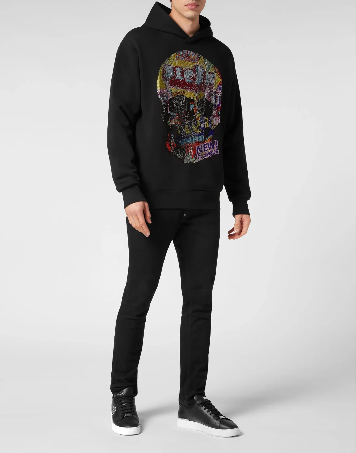 Hoodie sweatshirt Tutti Frutti, цвет: Черный