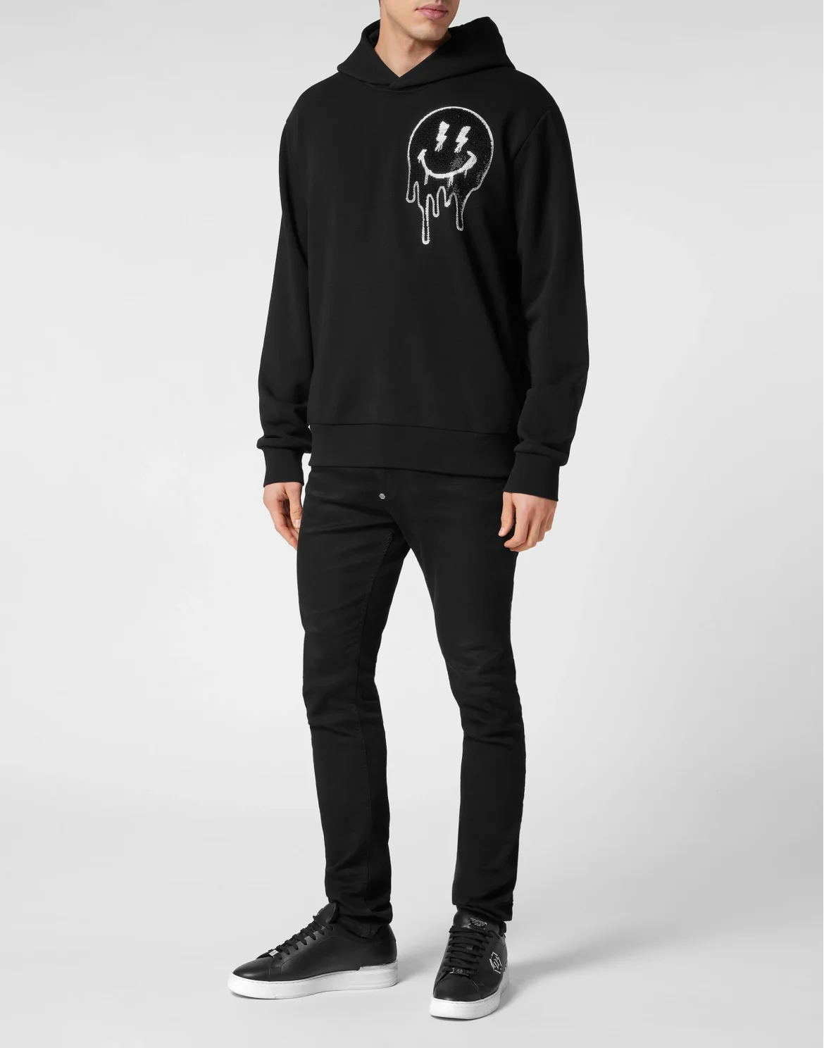 Hoodie sweatshirt Smile, цвет: Черный