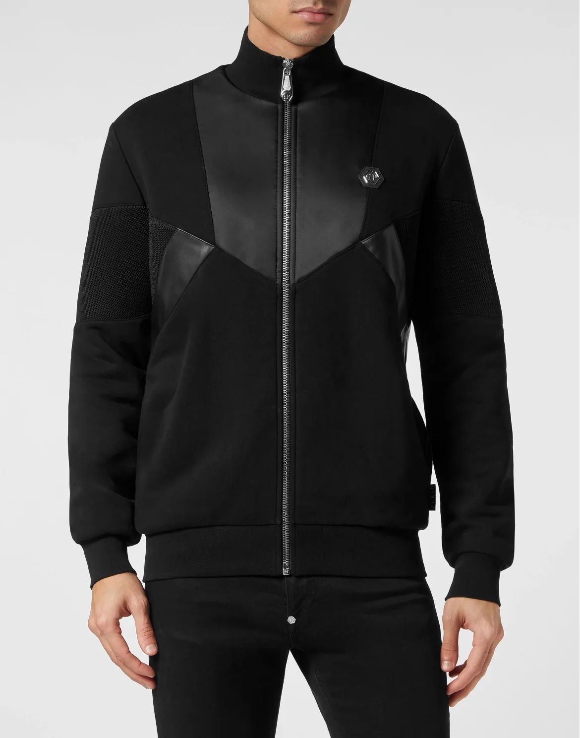 Jogging Tracksuit: Top Gothic Plein, цвет: Черный