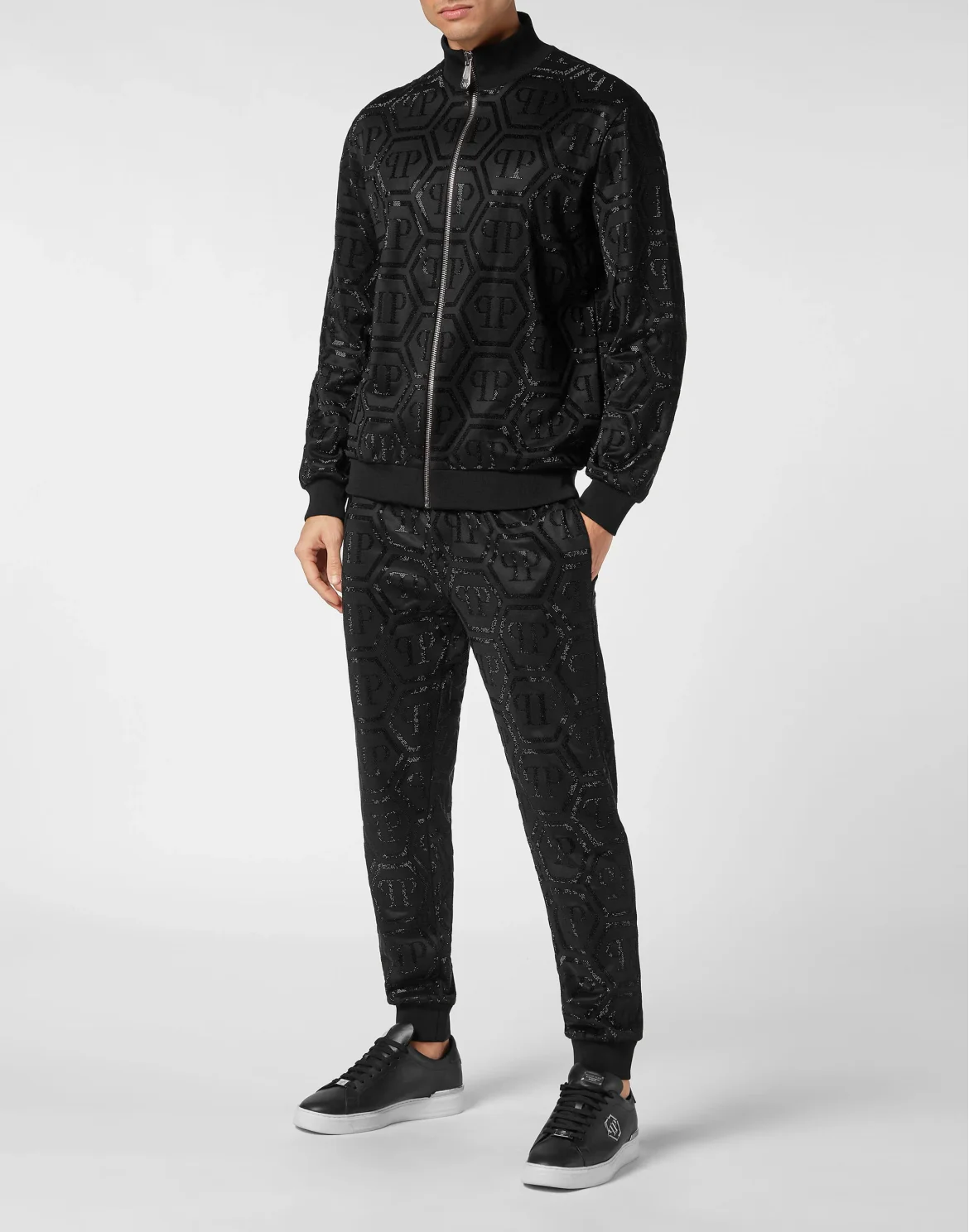 Jogging Set Monogram, цвет: Черный