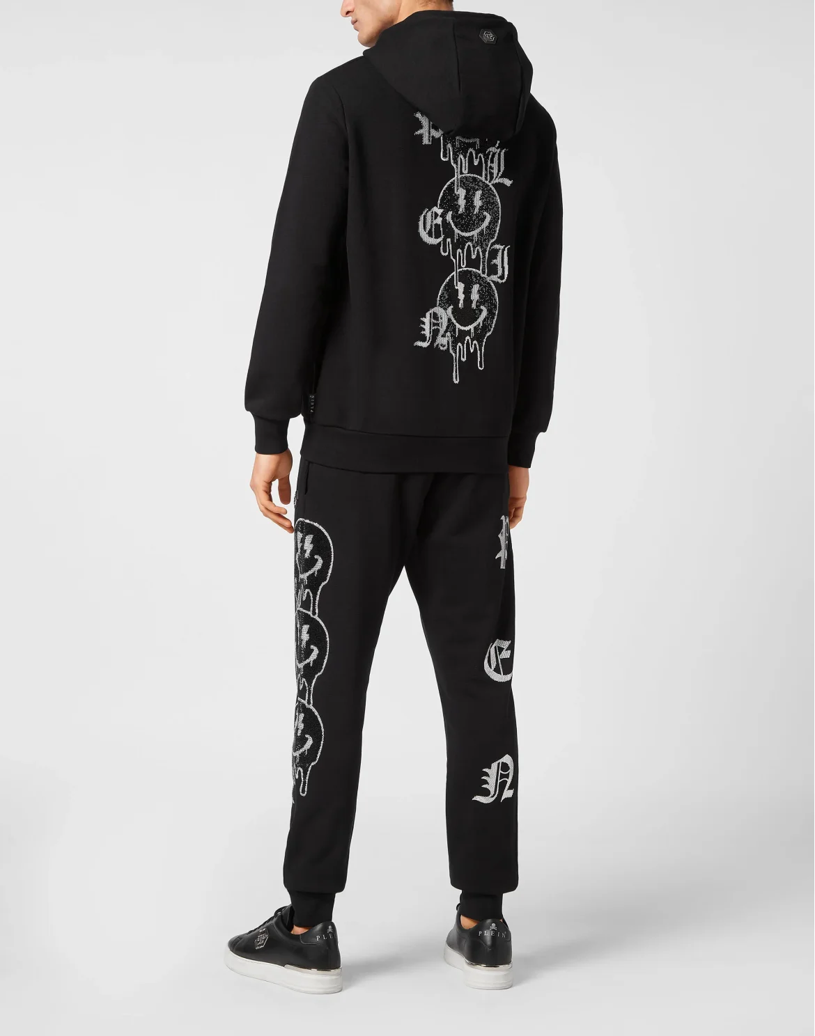 Jogging Set: Hoodie/Trousers Skeleton, цвет: Черный