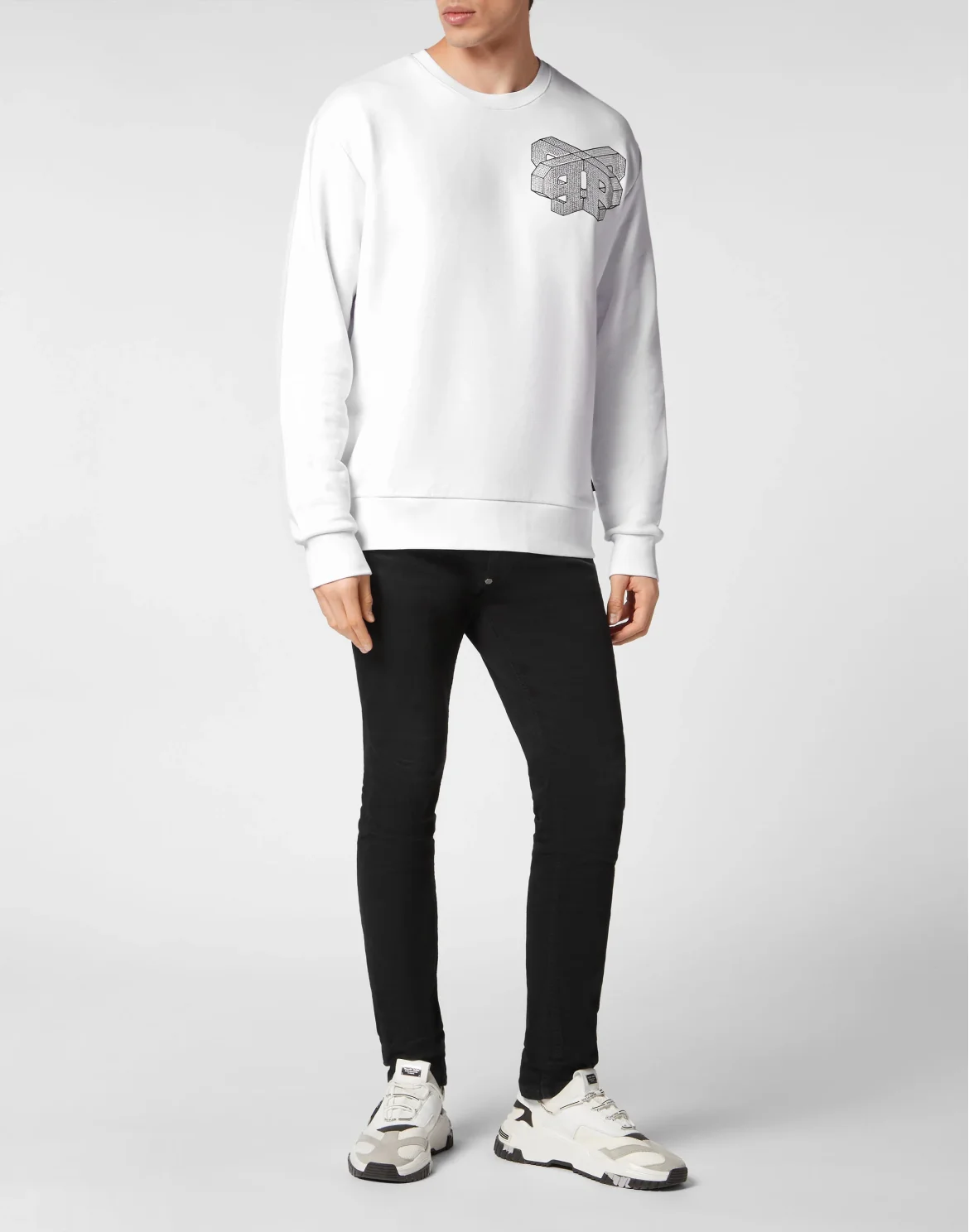 T-shirt Round Neck SS Wire Frame, цвет: Белый
