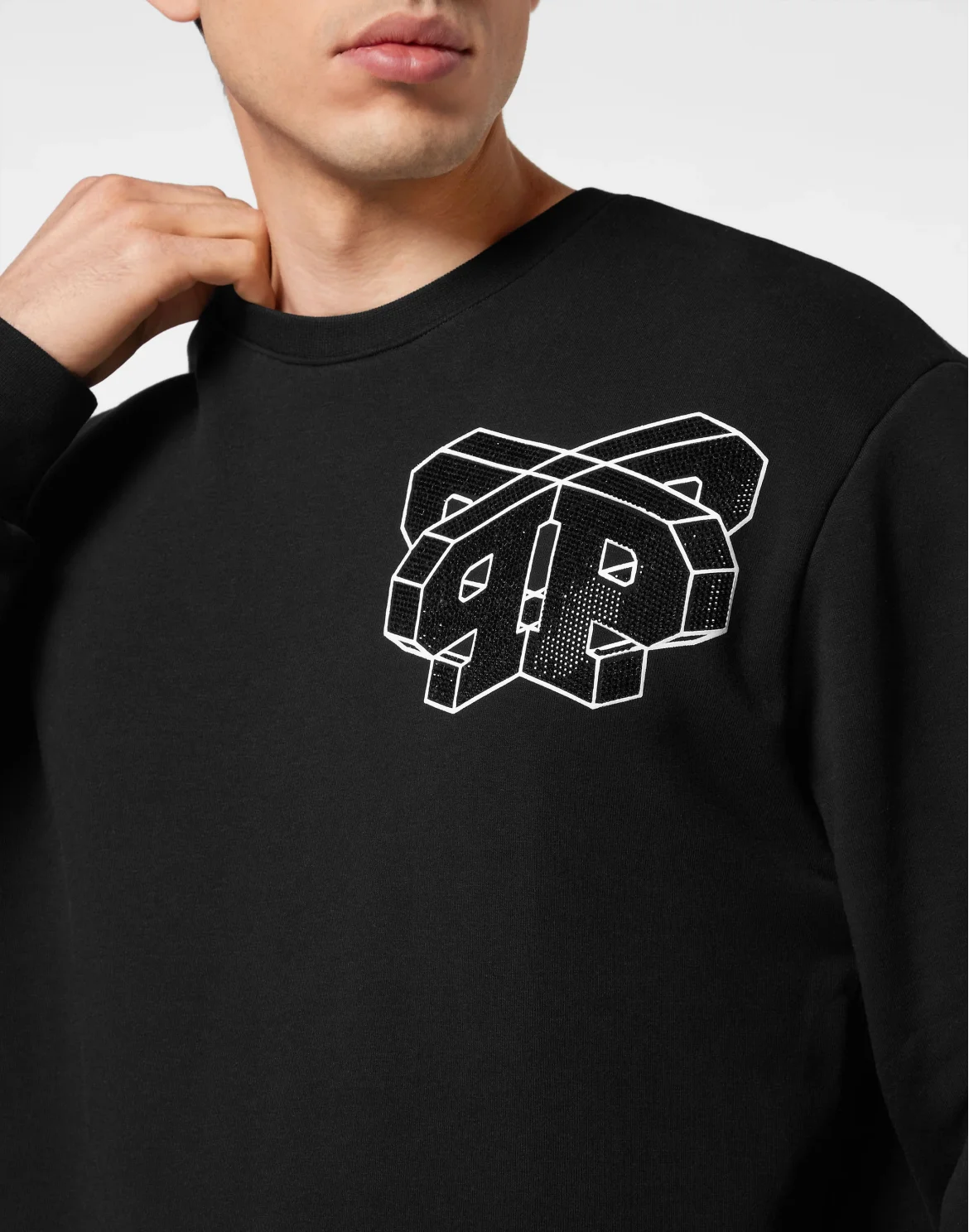 T-shirt Round Neck SS Wire Frame, цвет: Черный