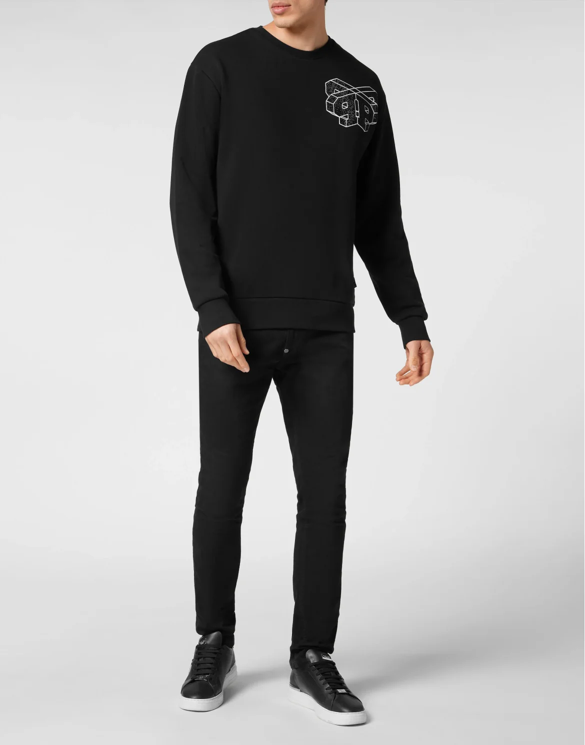 T-shirt Round Neck SS Wire Frame, цвет: Черный
