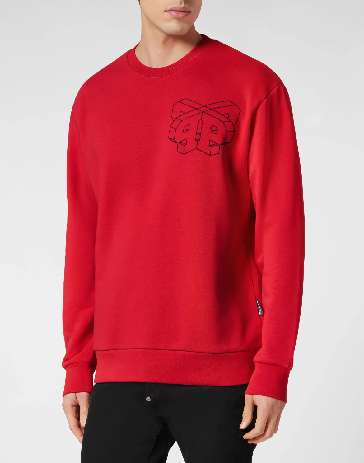 T-shirt Round Neck SS Wire Frame, цвет: Красный