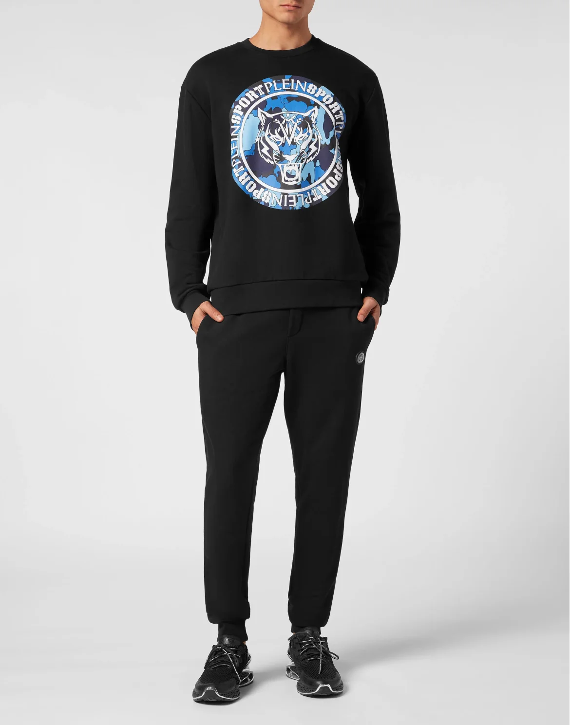 Sweatshirt LS Carbon Tiger, цвет: Черный