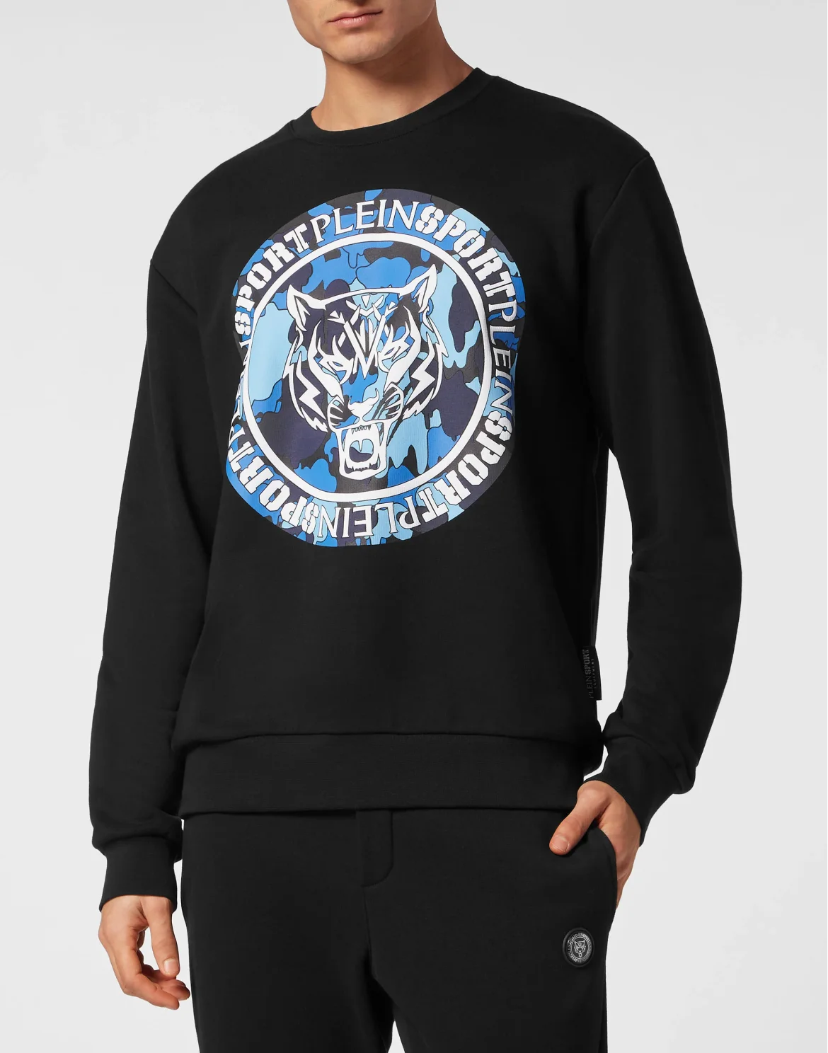 Sweatshirt LS Carbon Tiger, цвет: Черный