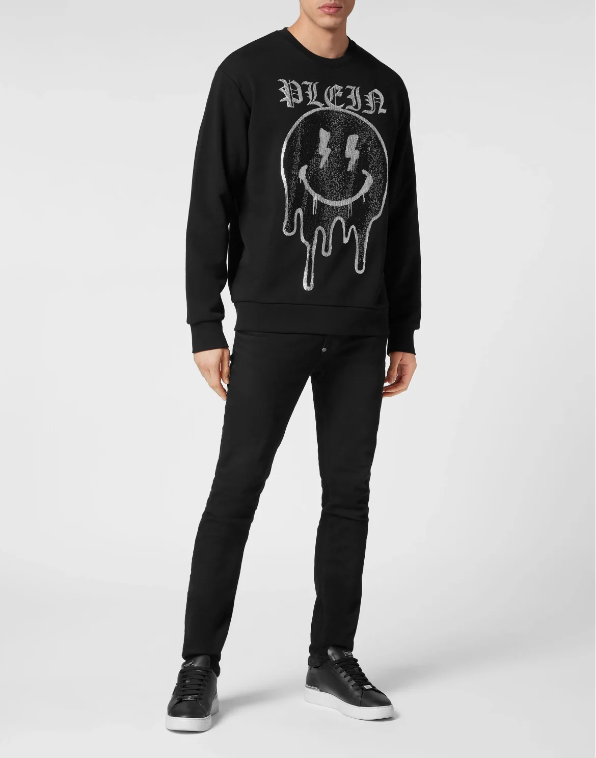 Sweatshirt LS Smile, цвет: Черный