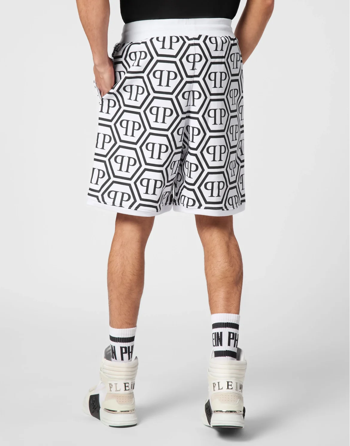 Jogging Shorts Monogram, цвет: Белый