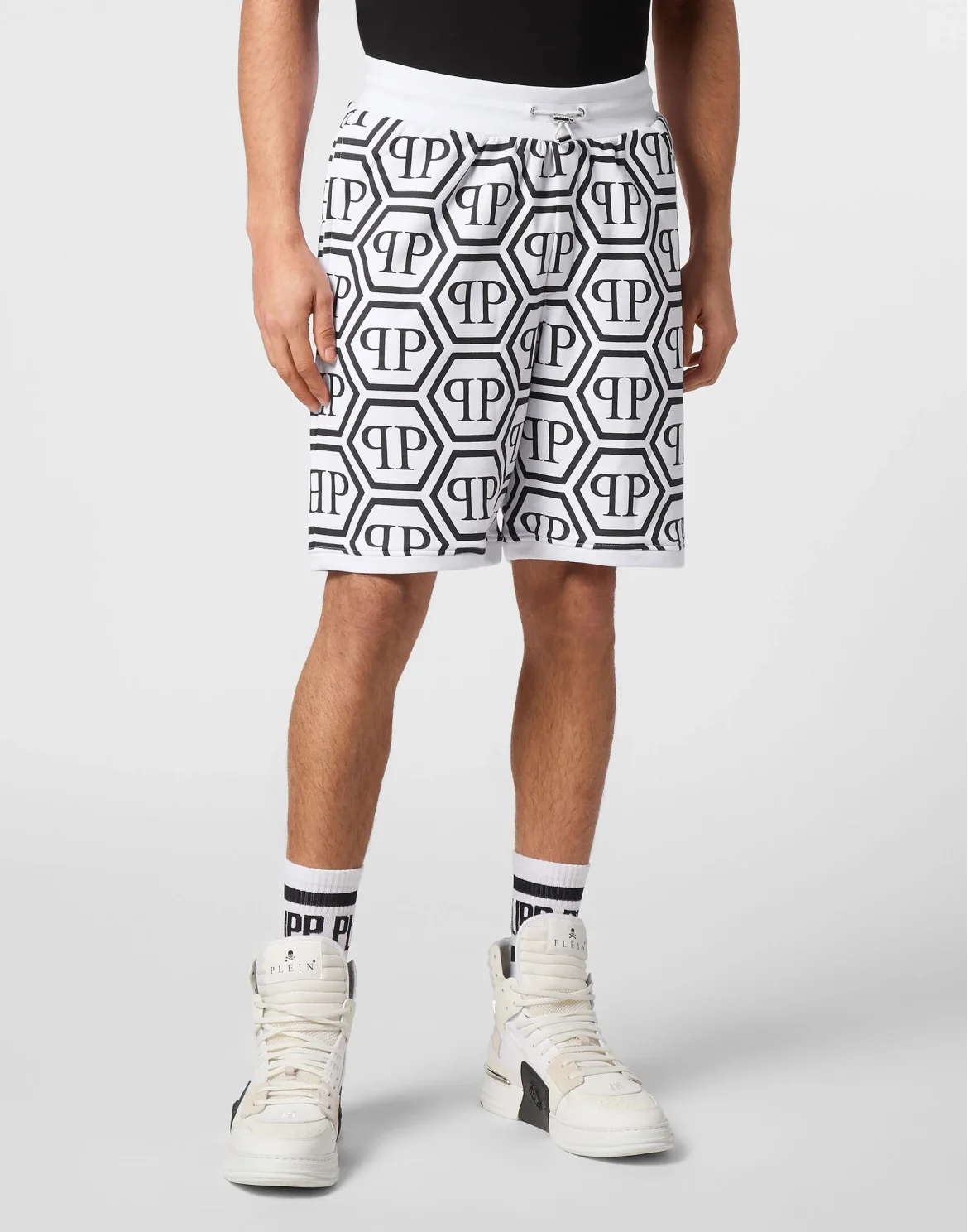 Jogging Shorts Monogram, цвет: Белый