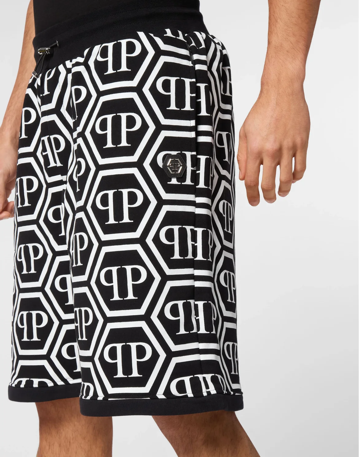 Jogging Shorts Monogram, цвет: Черный