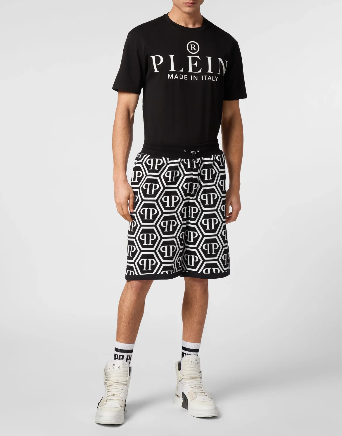 Jogging Shorts Monogram, цвет: Черный