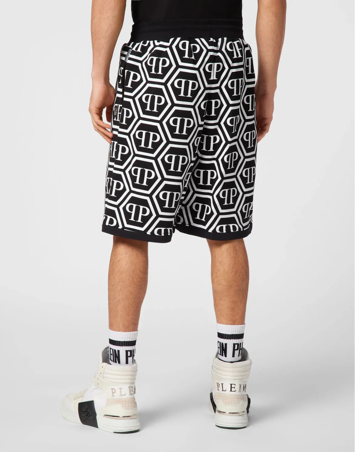 Jogging Shorts Monogram, цвет: Черный