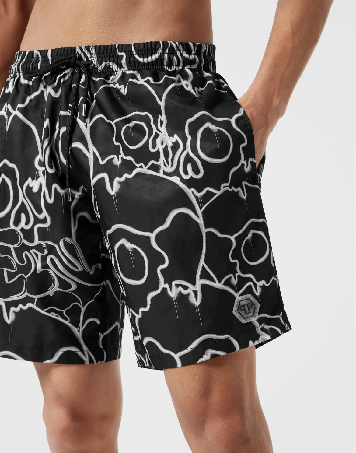 Swim-Trunks Skull, цвет: Черный