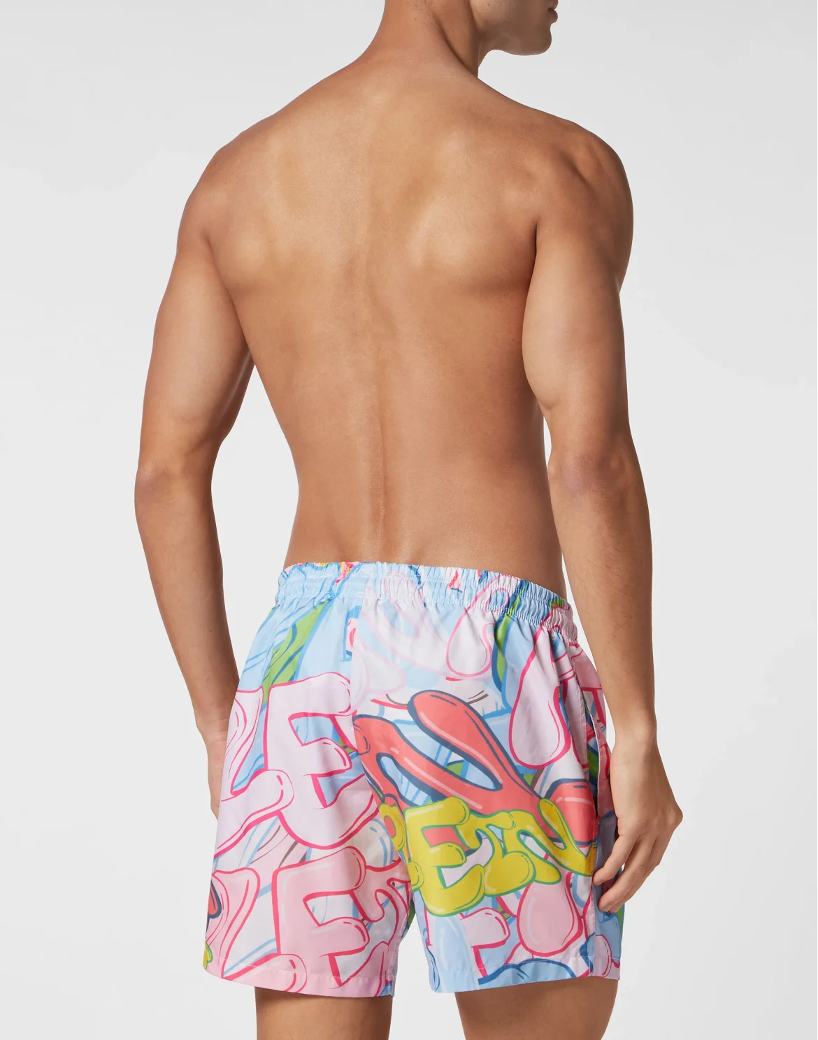 Swim-Trunks Bombing Graffiti, цвет: Мультиколор