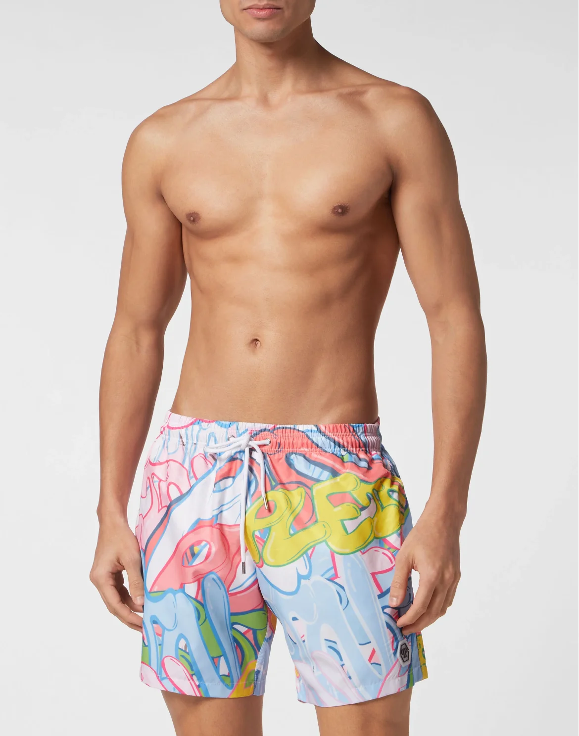 Swim-Trunks Bombing Graffiti, цвет: Мультиколор